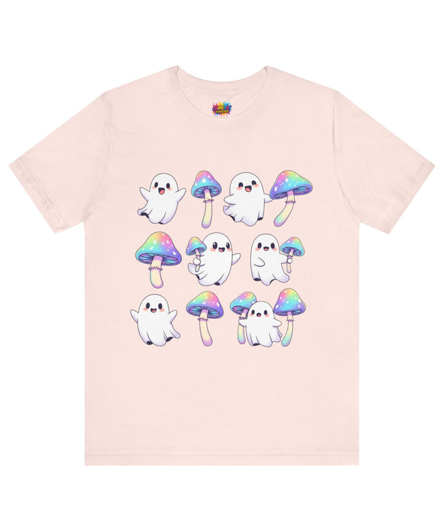 Happy Ghost With Mushroom Tee