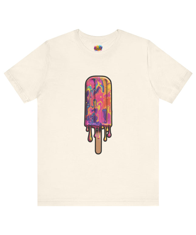 Psychedelic Rainbow Popsicle Drip Tee