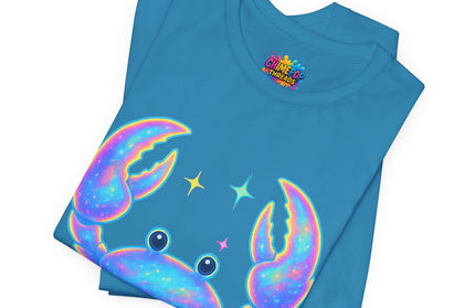 CLAWSOME Neon Crab Tee - Ocean Lover T-Shirt