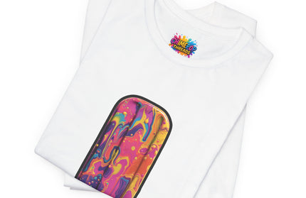 Psychedelic Rainbow Popsicle Drip Tee