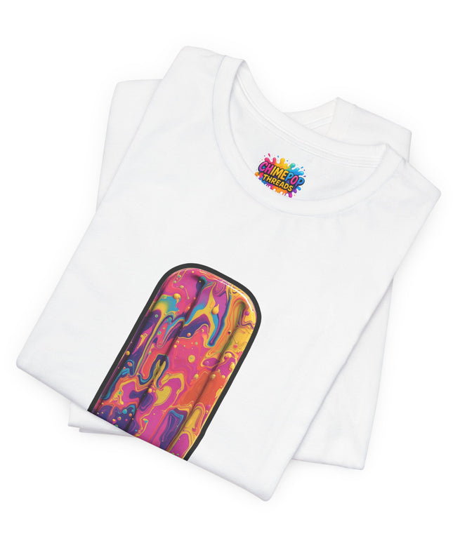 Psychedelic Rainbow Popsicle Drip Tee