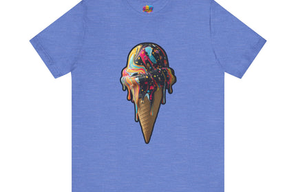 Pastel Marble Swirl Ice Cream Tee