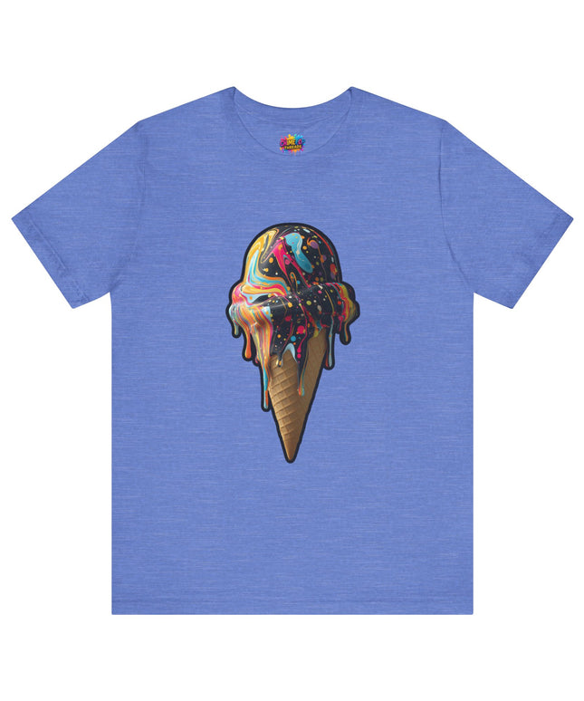 Pastel Marble Swirl Ice Cream Tee