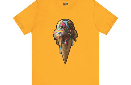 Pastel Marble Swirl Ice Cream Tee