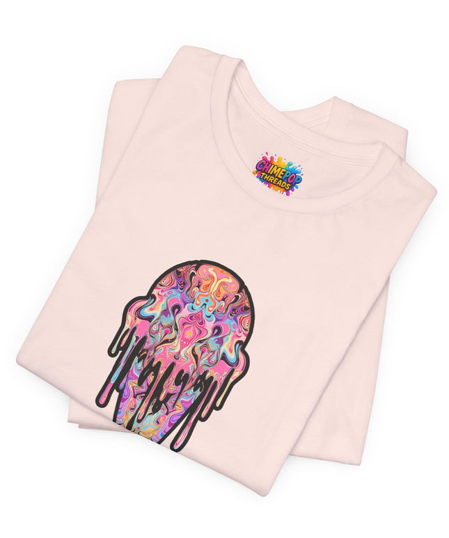 Pastel Ice Cream Symmetrical Drip Tee