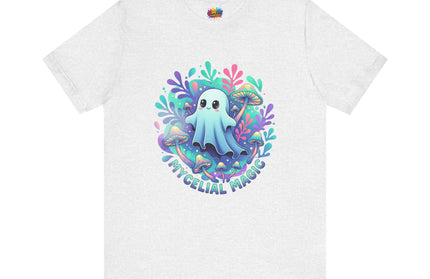 Mycelial Magic Blue Glow Ghost Tee