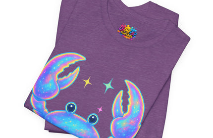 CLAWSOME Neon Crab Tee - Ocean Lover T-Shirt