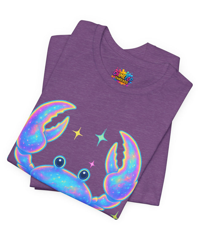 CLAWSOME Neon Crab Tee - Ocean Lover T-Shirt
