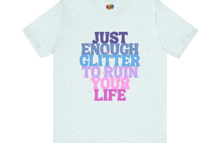 Just Enough Glitter Pastel Tee