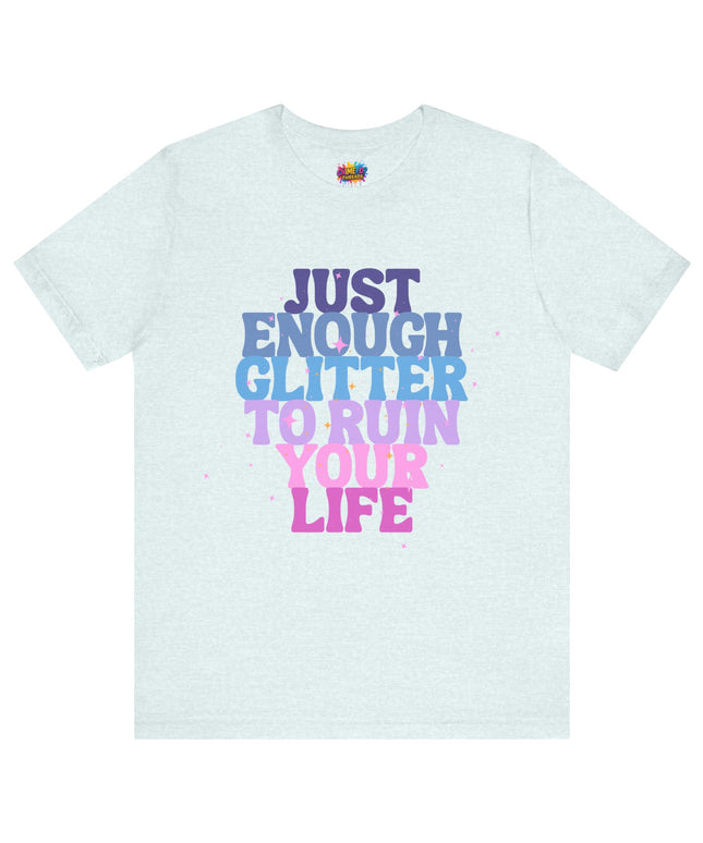 Just Enough Glitter Pastel Tee