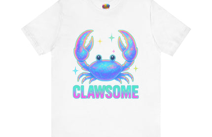 CLAWSOME Neon Crab Tee - Ocean Lover T-Shirt