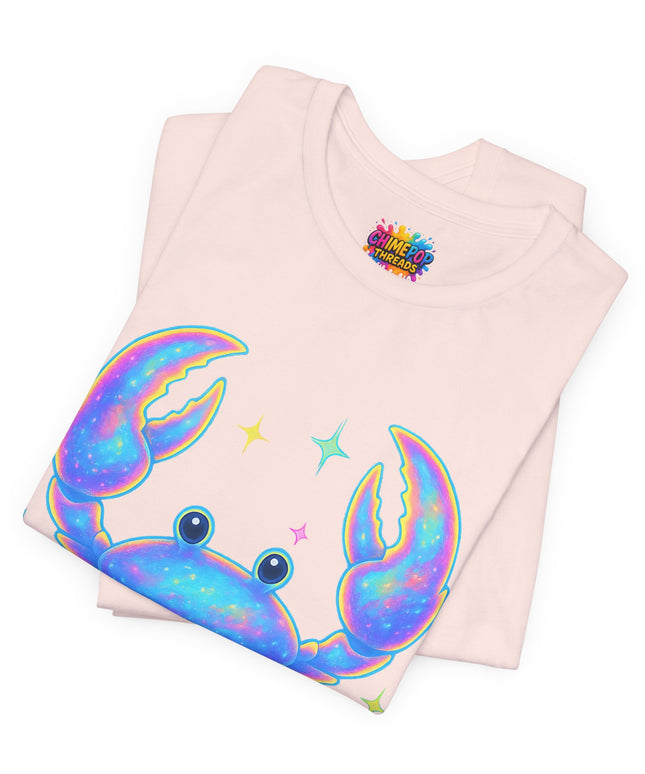 CLAWSOME Neon Crab Tee - Ocean Lover T-Shirt