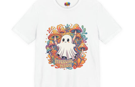 Mycelial Magic Orange Glow Ghost Tee