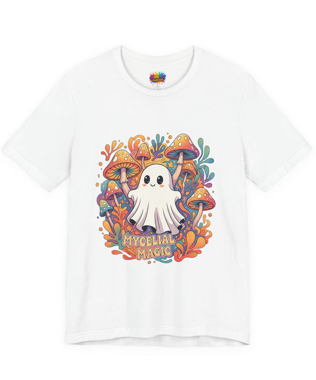 Mycelial Magic Orange Glow Ghost Tee