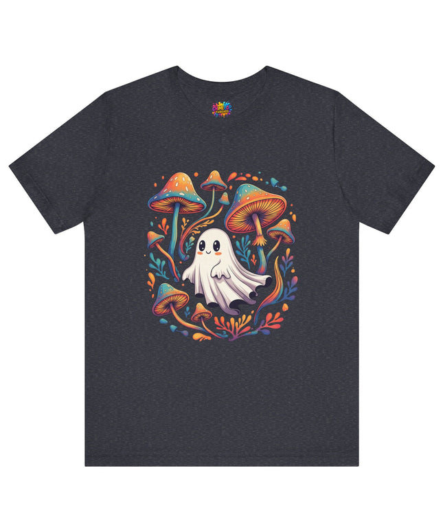 Mycelial Magic Ghost Mushroom Tee
