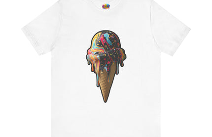 Pastel Marble Swirl Ice Cream Tee