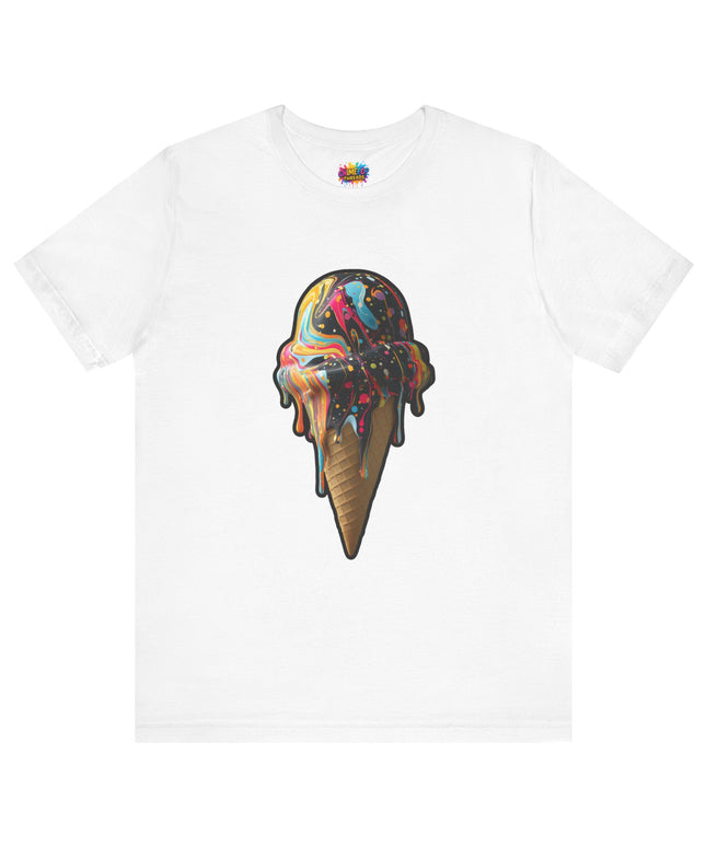 Pastel Marble Swirl Ice Cream Tee