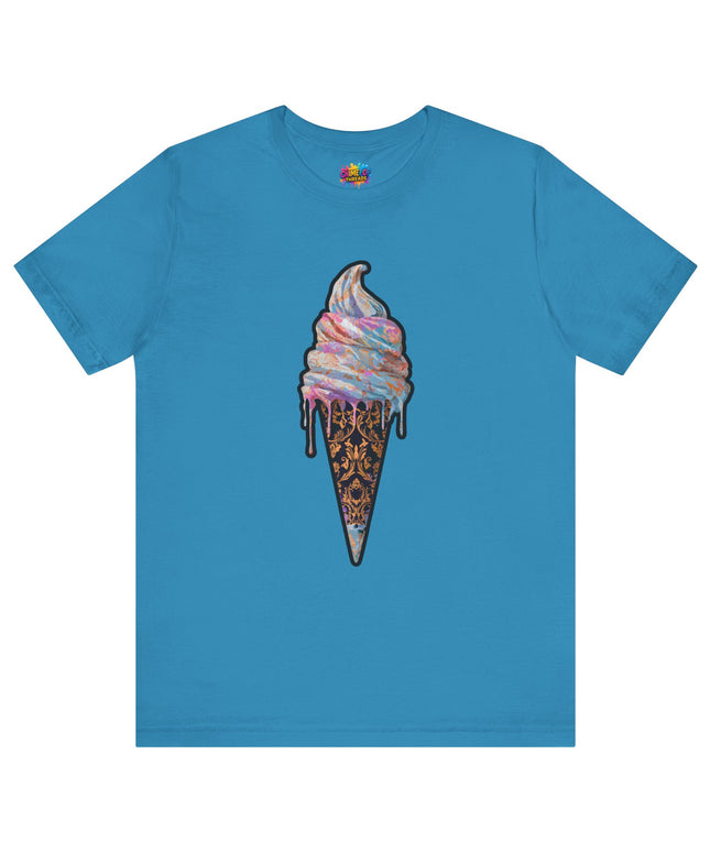 Baroque Marble Swirl Ice Cream Tee