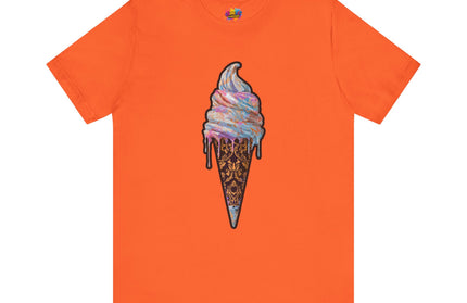 Baroque Marble Swirl Ice Cream Tee