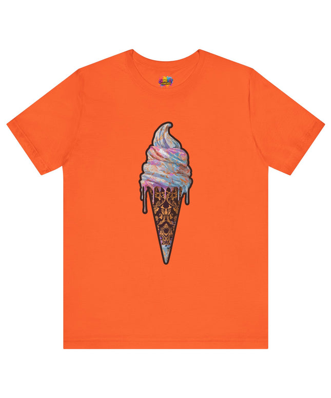 Baroque Marble Swirl Ice Cream Tee