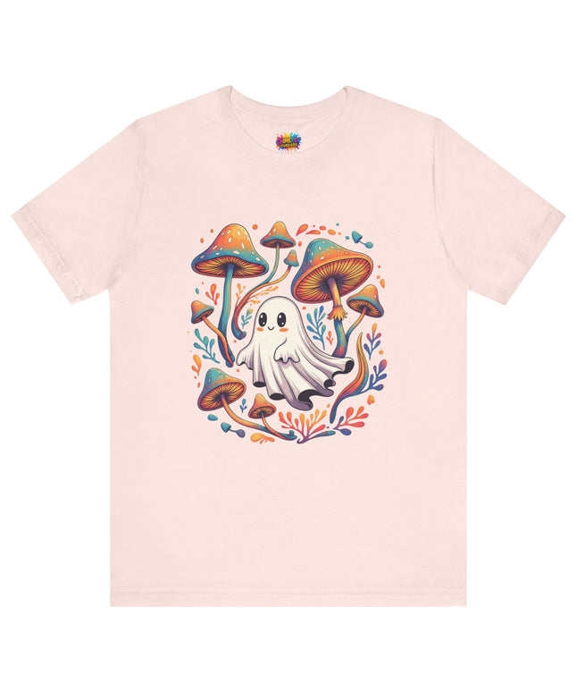 Mycelial Magic Ghost Mushroom Tee