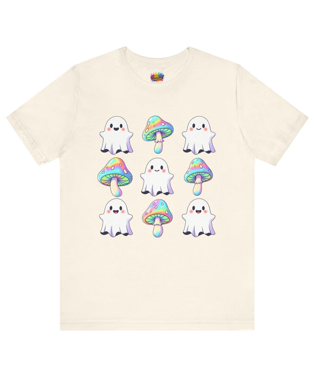 Kawaii Ghost Mushroom Tee