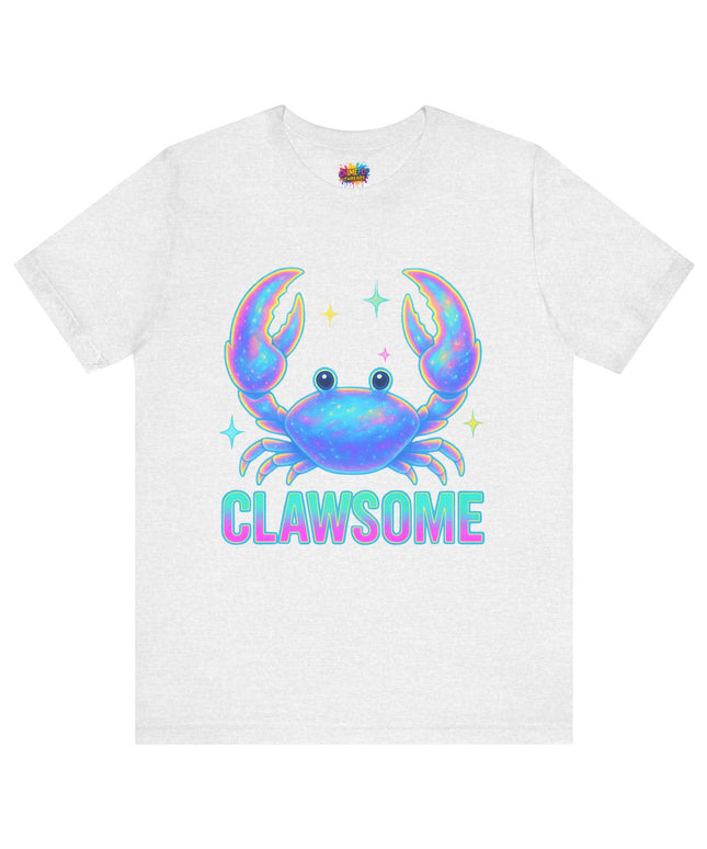 CLAWSOME Neon Crab Tee - Ocean Lover T-Shirt