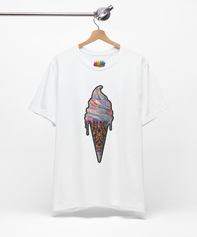 Baroque Marble Swirl Ice Cream Tee