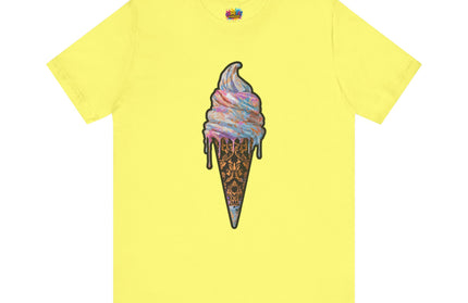 Baroque Marble Swirl Ice Cream Tee