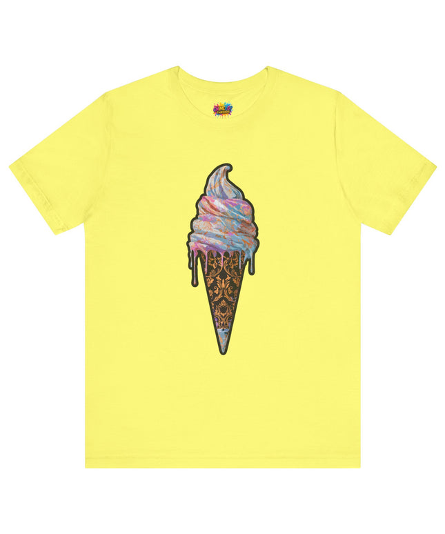 Baroque Marble Swirl Ice Cream Tee