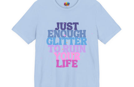 Just Enough Glitter Pastel Tee