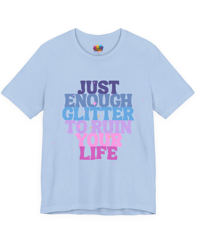 Just Enough Glitter Pastel Tee