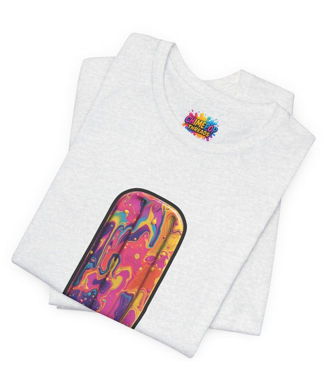 Psychedelic Rainbow Popsicle Drip Tee