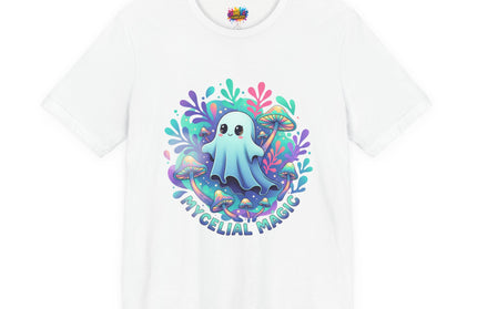 Mycelial Magic Blue Glow Ghost Tee