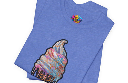 Baroque Marble Swirl Ice Cream Tee