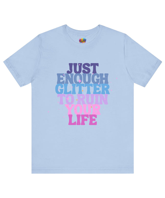 Just Enough Glitter Pastel Tee