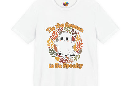 Tis The Season Spooky Black Ghost Tee
