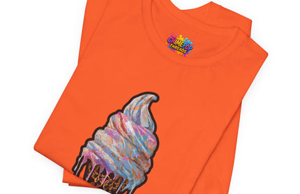 Baroque Marble Swirl Ice Cream Tee