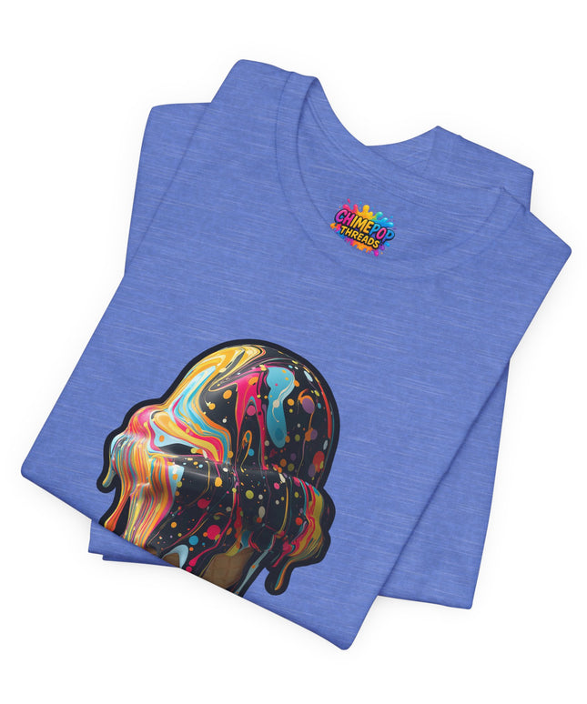 Pastel Marble Swirl Ice Cream Tee
