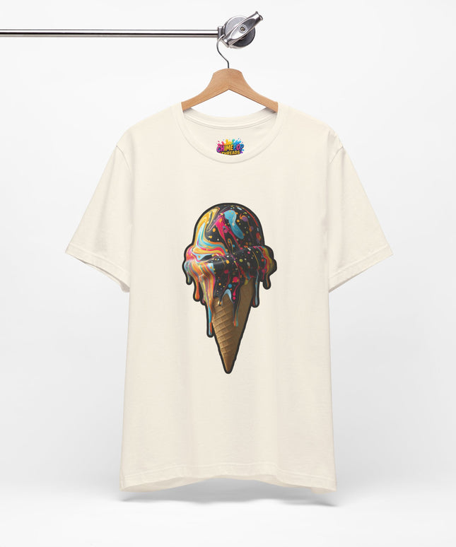 Pastel Marble Swirl Ice Cream Tee