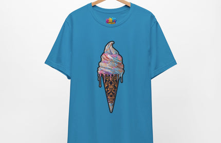 Baroque Marble Swirl Ice Cream Tee