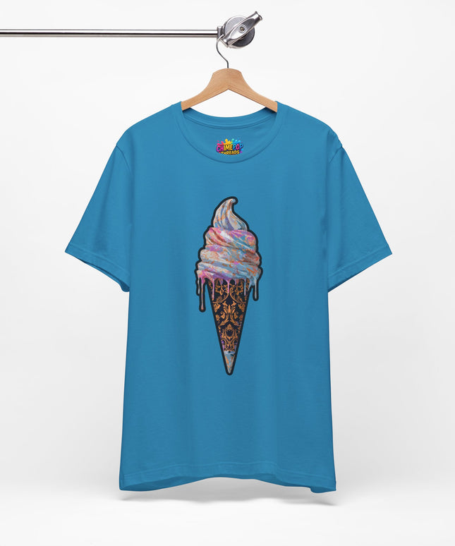 Baroque Marble Swirl Ice Cream Tee