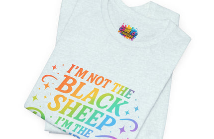 Rainbow Sheep Quote Tee