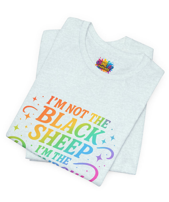 Rainbow Sheep Quote Tee