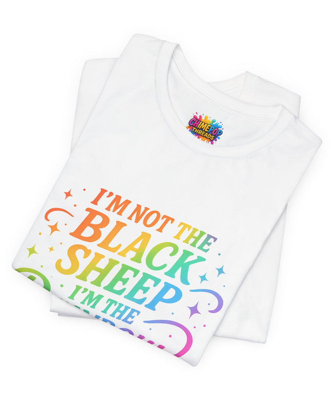 Rainbow Sheep Quote Tee