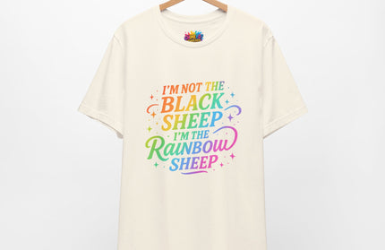 Rainbow Sheep Quote Tee