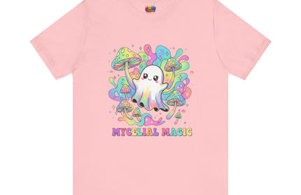 Mycelial Magic Rainbow Ghost Tee