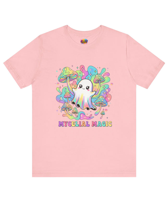 Mycelial Magic Rainbow Ghost Tee