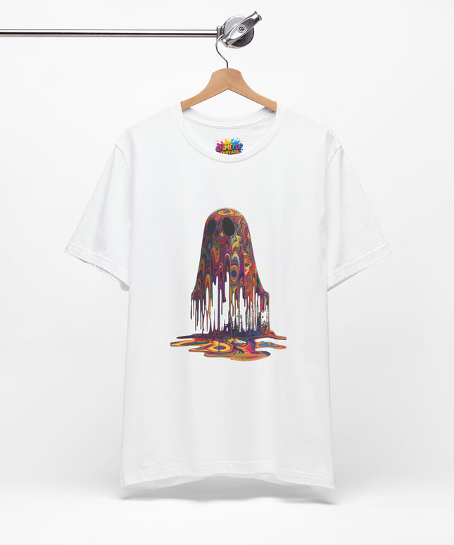 Psychedelic Ghost Rainbow Drip Spirit Tee