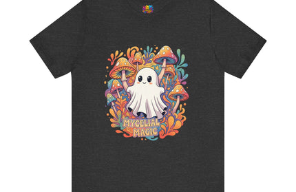 Mycelial Magic Orange Glow Ghost Tee